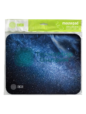 Коврик для мыши Cactus CS-MP-P02M Средний черный 300x250x2мм