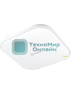 Гибридная точка доступа Zyxel NebulaFlex NWA50AX, WiFi 6, 802.11a/b/g/n/ac/ax (2,4 и 5 ГГц), MU-MIMO, антенны 2x2, до 575+1200 Мбит/с, 1xLAN GE, PoE, без поддержки Captive portal и WPA-Enterprise, защ