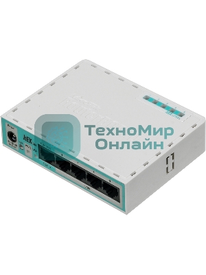 Маршрутизатор MikroTik RB750r2 hEX lite 5x10/100 Mbps