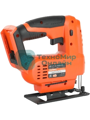 Лобзик электрический Аккумуляторный PATRIOT LS 500UES. 0-2400об/мин. Дерево/железо: 51мм/2мм, Маятниковый ход: 4позиции.