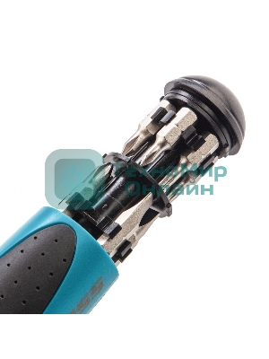 Отвертка реверсивная Gross механизм SmartPush, 12 шт., S2