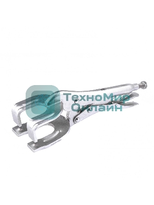 Зажим ручной Сибртех, двойной, точечная фиксация, 225 мм