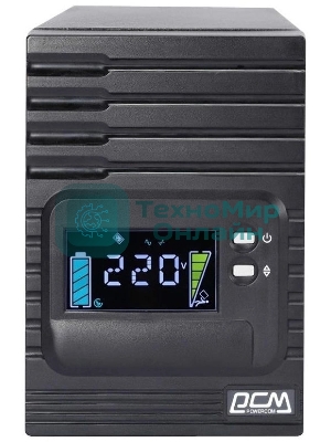 Источник бесперебойного питания Powercom Smart King Pro+ SPT-1000-II LCD 800Вт 1000ВА черный