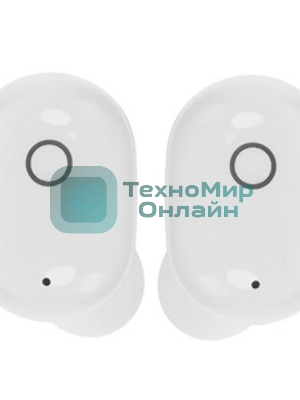 Наушники TWS More Choice БВ11 белый, вкладыши, Bluetooth, сенсорное управление, до 4 ч