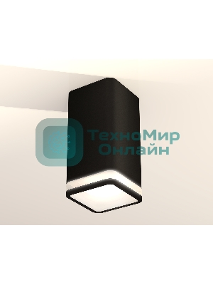 Светильник Ambrella Light XS7821020 SBK/FR черный песок/белый матовый MR16 GU5.3 (C7821, N7751)
