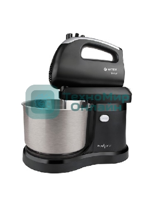 Миксер Vitek VT-1417 ST, 700 Вт, 2,8л., с чашей, черный