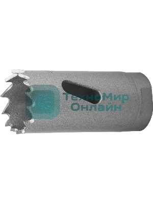 Коронка биметаллическая Зубр 29531-022_z01ЭКСПЕРТ глубина сверления до 38мм d-22мм