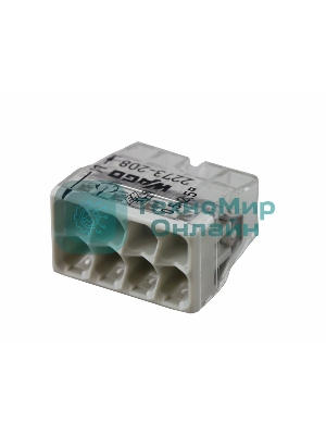 Экcпресс-клемма, 8-проводная до 2,5 мм², (50 шт./уп.) WAGO 2273-208