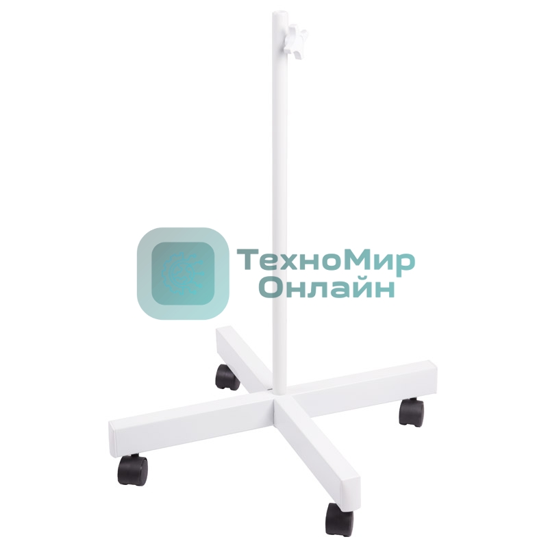 Стойка напольная мобильная Rexant для луп с подсветкой, четырехлучевая, белая