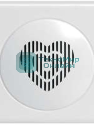 Звонок дверной проводной Сюрприз 12 мел. с питанием от батареек с кнопкой и проводом 2ААх1.5В 80-90дБА бел. Тритон СР-02Б