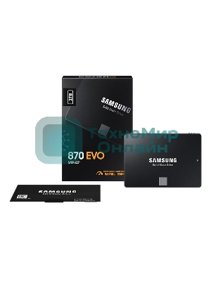 Накопитель SSD Samsung 870 EVO, 2Tb, SATA III, 2.5