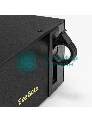 Источник бесперебойного питания ExeGate ServerRM UNL-2000.LCD.AVR.2SH.3C13.USB.2U 2000VA/1200W, Color LCD, AVR, 2*Schuko+3*C13, USB, 2U, установка в стойку, черный