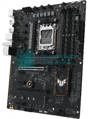 Материнская плата ASUS TUF GAMING A620-PRO WIFI, AM5, AMD A620, 4xDDR5, 4xSATA, 2xM.2, 1xPCI-E 4.0 x16, 1xPCI-E 3.0 x16, 2xPCI-E x1, 1xHDMI, 1xDP, 1x 2.5Gb LAN, 3xUSB-A 2.0, 2xUSB-A 3.2 Gen 2, 1xUSB-C 3.2 Gen 1, 5x3.5 мм, 7.1, ATX