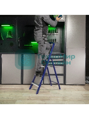 Стремянка Сибртех 3 ступени, стальная