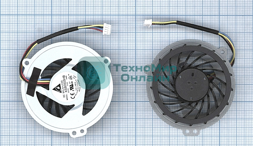 Вентилятор (кулер) для ноутбука Asus A40D A42D K42D R42 X42D AMD VER-1