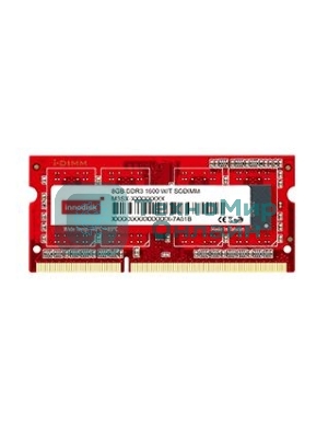 Оперативная память Innodisk, DDR3, 4GB (1x4 GB), 1600 MHz, CL16, SO-DIMM
