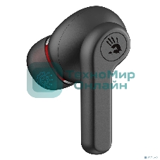 Наушники TWS A4Tech Bloody M30 черный/красный, внутриканальные, Bluetooth, до 22 ч