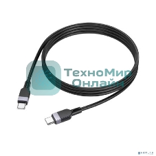 Кабель USB HOCO X109 Type-C/ 2m/ 3A/ Силикон/ Black