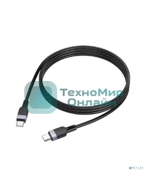 Кабель USB HOCO X109 Type-C/ 2m/ 3A/ Силикон/ Black
