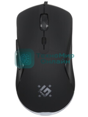Мышь проводная Defender Arga GM-049 черный, 3600 dpi, USB, кнопки - 6