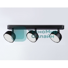 Светильник Ambrella light TN71018/3 BK черный GX53/3 max 12W 400*80*90