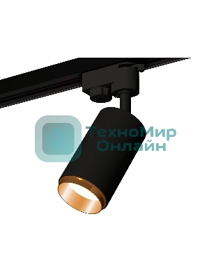 Светильник Ambrella light XT6323044 SBK/PYG черный песок/золото желтое полированное MR16 GU5.3 (A2521, C6323, N6124)