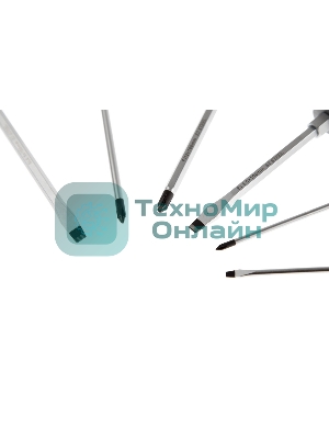 Набор отверток Gross 12164 6 шт, S2, трехкомпонентная рукоятка