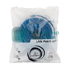 Патч-корд UTP Cablexpert PP12-20M/B cat.5e, 20м, литой, многожильный, синий