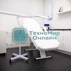 Стойка напольная мобильная Rexant для луп с подсветкой, четырехлучевая, белая