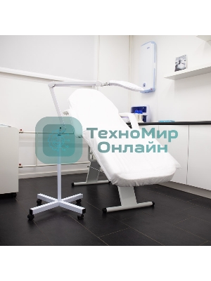 Стойка напольная мобильная Rexant для луп с подсветкой, четырехлучевая, белая