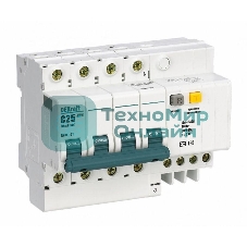 Выключатель автоматический дифференциального тока DEKraft 4п C 40А 30мА тип AC 4.5кА ДИФ-101 8мод. DeKraft 15024DEK