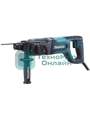 Перфоратор Makita HR2475 Перфоратор,SDS+, 780Вт,3реж,2.7Дж,0-4500у\м,3кг,чем,Д-образ
