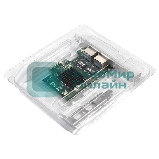 Сетевой адаптер ExeGate EXE-BCM5720 (PCI-E x1 v2.0, порты 2xRJ45, 10/100/1000Mbps, Gigabit Chipset Broadcom BCM5720)