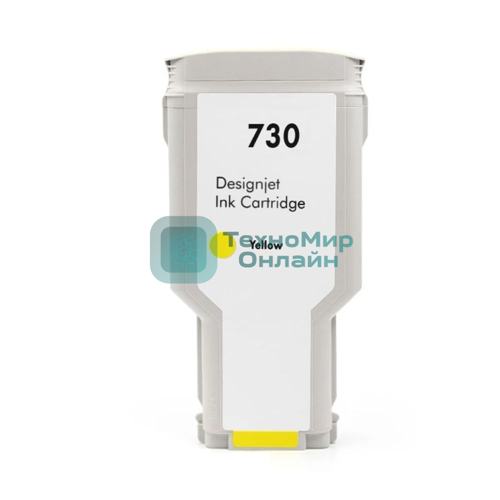 Картридж струйный NVPrint 730 (NV-P2V70A) Yellow для HP DesignJet T1700, T1600, T2600 (300 мл)