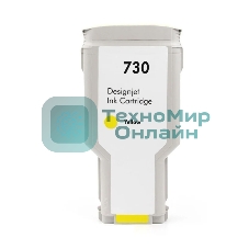 Картридж струйный NVPrint 730 (NV-P2V70A) Yellow для HP DesignJet T1700, T1600, T2600 (300 мл)
