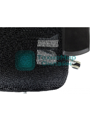 Кресло руководителя Бюрократ MC-912-H черный, сетка с подголов. крестов. металл хром