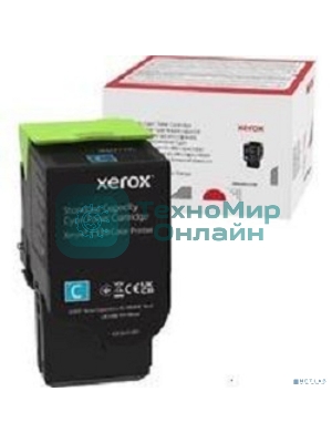 Картридж лазерный Xerox C310 голубой 2K (006R04361)