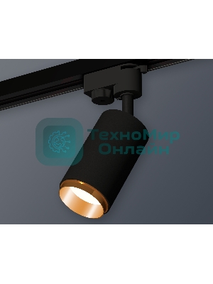 Светильник Ambrella light XT6323044 SBK/PYG черный песок/золото желтое полированное MR16 GU5.3 (A2521, C6323, N6124)