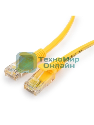 Патч-корд UTP Cablexpert PP12-20M/Y cat.5e, 20м, литой, многожильный, желтый