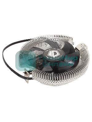 Кулер Cooler ID-Cooling DK-01S серебристый/черный 80мм алюминий 2200rpm 24db 3-pin 65W