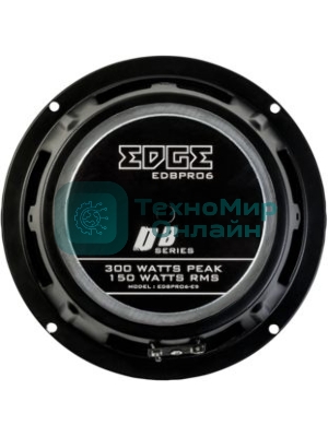 Колонки автомобильные Edge EDBPRO6-E9 300Вт 95дБ 4Ом 16см (6.5дюйм) (ком.:2кол.) среднечастотные однополосные