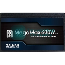 Блок питания Zalman ZM600-TXII V2 Retail, 600Вт, 80 PLUS, 120мм, черный
