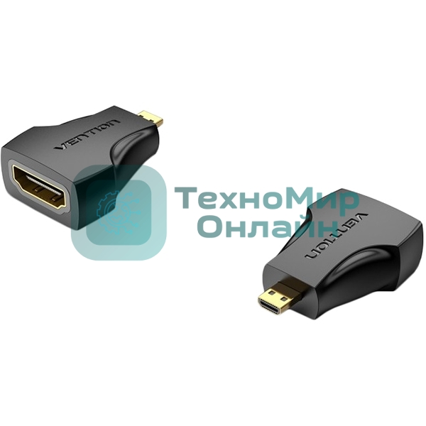 Адаптер-переходник Vention HDMI 19F/micro HDMI 19M