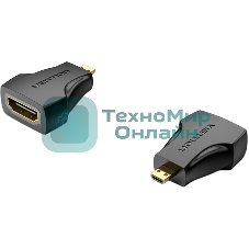 Адаптер-переходник Vention HDMI 19F/micro HDMI 19M