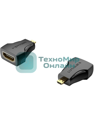 Адаптер-переходник Vention HDMI 19F/micro HDMI 19M