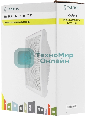 Громкоговоритель Tantos TSo-SW6a настенный 6Вт белый (00-00025704)