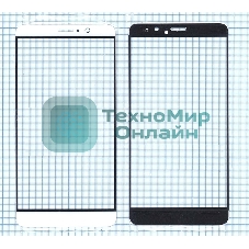 Стекло для Huawei Mate 9 белое