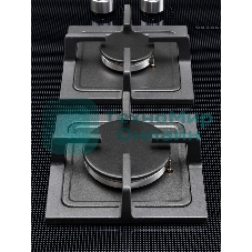 Комбинированная варочная панель Kuppersberg EGS 600 Газоэлектрическая независимая варочная поверхность, стеклокерамика KANGER, ширина 60 см, Тип нагрева HI-Light/Газ, Слайдер/механическое управление, 3 цифровых дисплев, 9 уровней мощности, Блокировка панели управления, Индикаторы остаточного тепла, Таймер, Автоматическое отключение, цвет черный с серой графикой, Цвет фурнитуры нержавеющая сталь