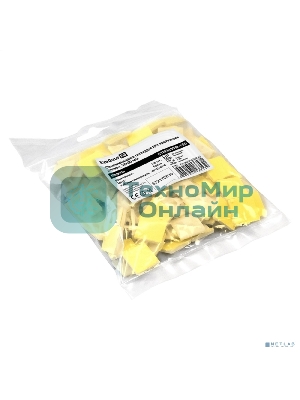 Самоклеющаяся площадка для крепления стяжек ExeGate EX293145RUS STM3030W-100 (30х30 мм, halogen free, -40°C - +85°C, белая, 100 шт)