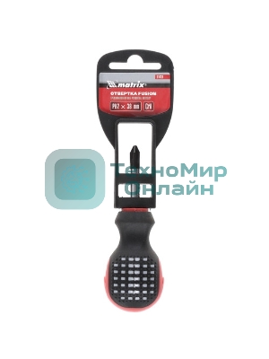 Отвертка Matrix Fusion, PH2 х 38 мм, CrV, 3-х компонентная рукоятка 